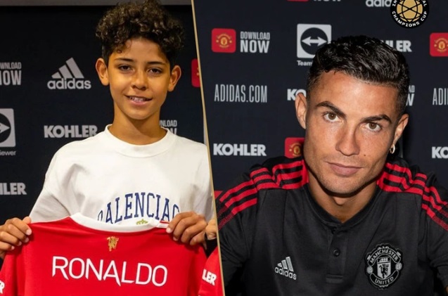 Ronaldo Jr Officially Unveiled As A Manchester United Academy Player ...